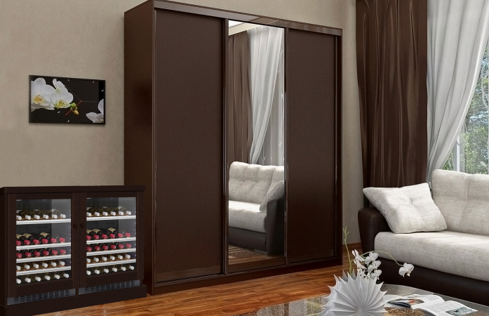 Винный шкаф DOMETIC C50G Double Wooden Wenge в магазине «На диване» в Тюмени  — Выгодная цена